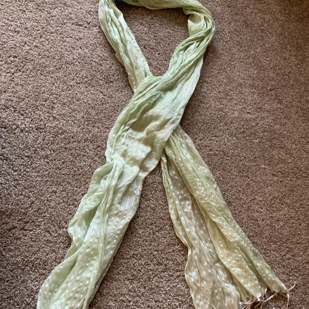 Green scarf